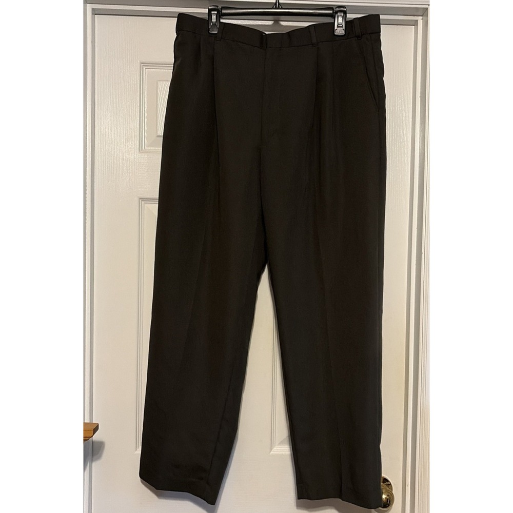 MEN's Black Dress Pants Geoffrey Beene Dress Pants 38 x 30, 38 Waist 30 Inseam